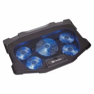 Thermaltake Massive 12 Max klēpjdatora dzesēšanas paliktnis, 43,2 cm (17 collas), 2200 apgr./min, melns