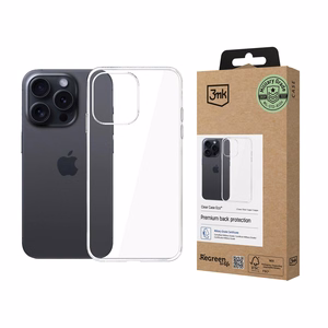 3mk Viedtālruņa apvalks Eco Apple iPhone 15 Pro Max - caurspīdīgs
