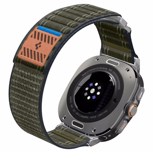 Spigen WBF0 ремешок для Samsung Galaxy Watch Ultra 47mm — зеленый