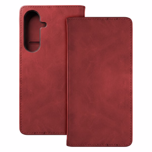 sarkans Smart Suede vāciņš modelim Samsung Galaxy S26 FE