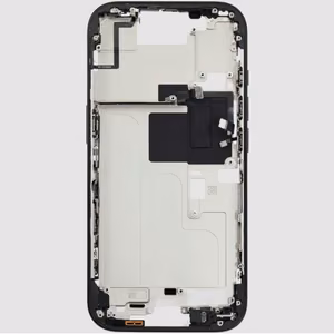 Vidējais rāmis saderīgs ar iPhone 16 Pro / Melnais titāns / OEM