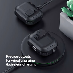 DUX DUCIS PECP - TPU+PC aizsargapvalks AirPods 4 melns