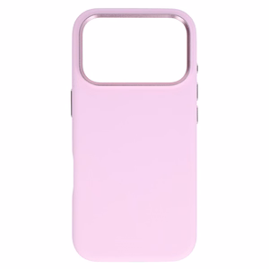 Liavec Silky vāciņš ar metāla kameras ietvaru, paredzēts iPhone 18 Pro Max/17 Pro Max, rozā