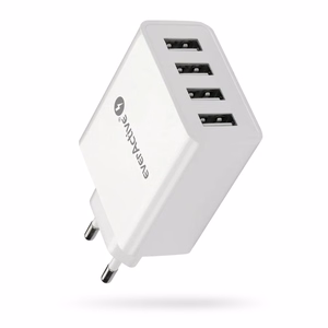 lādētājs EVERACTIVE SC-400 4 x USB 5A balts