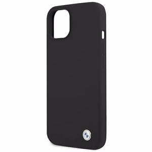 BMW Silicone Signature чехол для iPhone 13 - чёрный