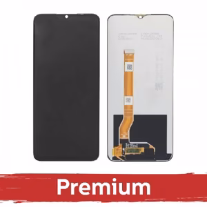 LCD Displejs Saderīgs ar OPPO A57 / A57s / A77 / A57e / A17 (4G) Melns OEM