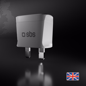 Adapteris no UK sienas kontaktdakšas uz universālo kontaktdakšu
