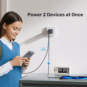 Unitek GaN tīkla lādētājs 45W 2x USB-C PD 3.0 QC