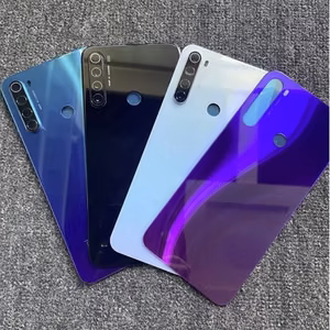 Aizmugurējais vāciņš Saderīgs ar Xiaomi Redmi Note 8T / Melns / (ar camera lens) HQ