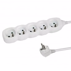 Esperanza ELK207W – iekštelpu pagarinātājs ar 5 kontaktligzdām, 1.5 m, balts