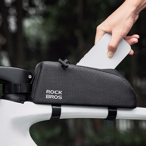 Rockbros augšējās caurules rāmja soma 0.9 l - melna