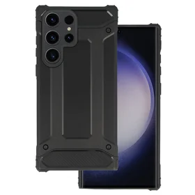 Armor Carbon viedtālruņa apvalks Samsung Galaxy S23 Ultra melns