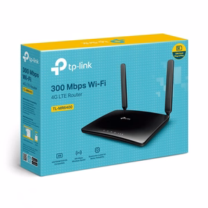 TP-LINK TL-MR6400 bezvadu maršrutētājs vienjoslu (2.4 GHz) Fast Ethernet 3G 4G melns