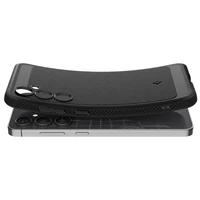 Spigen Rugged Armor viedtālruņa apvalks Samsung Galaxy S24 FE - melns