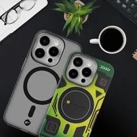 FORCELL F-PROTECT Leveli ar divu slāņu 4D tehnoloģiju, militārā nolaišanas pārbaude saderīgs ar MagSafe SAMSUNG S25 PLUS - cyber zaļš