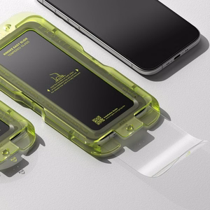Ringke Easy Slide 2-komplekts rūdītais stikls iPhone 17 Air - melns