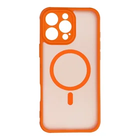 FULL MATTE MAG COVER viedtālruņa apvalks saderīgs ar Magnētisko uzlādi IPHONE 16 Pro Max hermes oranža