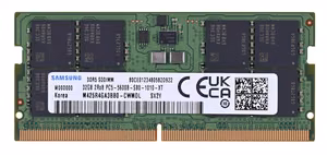 Оперативная память Samsung SO-DIMM 32GB DDR5 2Rx8 5600MHz PC5-44800