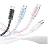 USAMS kabelis Cloud Series US-SJ658 6A USB-A uz USB-C 1,2m balts