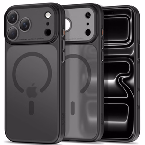Tech-Protect MagPrime MagSafe CC maciņš, paredzēts iPhone 18 Pro / iPhone 17 Pro, matēti melns