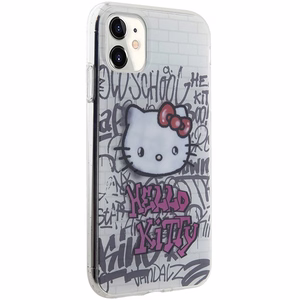 Hello Kitty IML Kitty On Bricks Graffiti чехол для iPhone 11 / Xr - белый