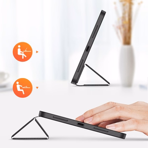 Dux Ducis Domo viedtālruņa apvalks ar atloku un viedo miega režīmu iPad Pro 11" 2024 - melns