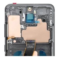 LCD ekrāns SAMSUNG S20 4G pelēks SOFT OLED ar rāmi