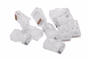 Cablexpert PLUG3UP6/100 vadu savienotājs caurspīdīgs