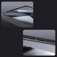 Nillkin CamShield Pro viedtālruņa apvalks Samsung Galaxy S25 ar kameras pārsegu - Melns