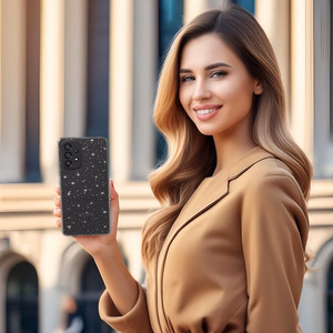 Чехол Crystal Glitter для Samsung Galaxy A33 5G серебряный