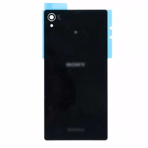 Aizmugurējais vāciņš saderīgs ar Sony Xperia Z3+ E6553 ar uzlīmi melns HQ
