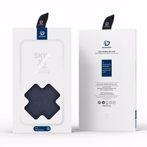 Dux Ducis Skin X2 viedtālruņa apvalks Samsung Galaxy S23+ atverams apvalks ar maku un statīvu zils