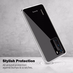 Crong Crystal Slim vāciņš ierīcei Huawei P40, caurspīdīgs