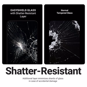 Crong EasyShield 2-Pack rūdīta stikla ekrāna aizsargi iPhone 17e / 16e / 14 / 13 / 13 Pro, 2 gab.