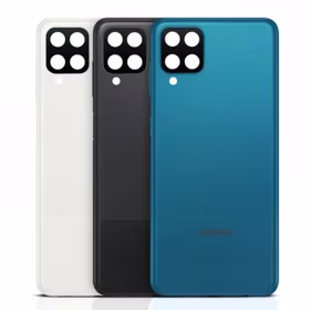 Aizmugurējais vāciņš Saderīgs ar Samsung A125 A12 / Sarkans / (ar camera lens) HQ