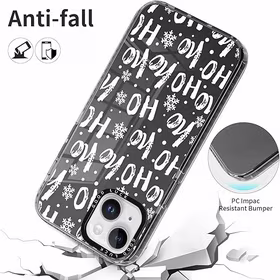 Pnakqil Christmas Maciņš iPhone 16 Pro Ho! ho! Melns