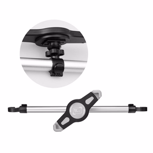 Auto turētājs diviem galvas balstiem (planšetēm 7"–11") sudrabains