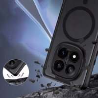 Viedtālruņa apvalks Tech-Protect Magnētiskais MagSafe Xiaomi Redmi Note 14 Pro+ 5G - melns (m)