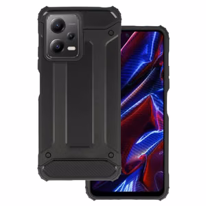 Armor Carbon viedtālruņa apvalks Xiaomi Redmi Note 12 5G/Poco X5 melns