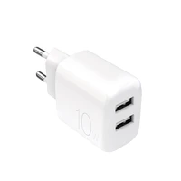 Puro PROLITE 10W 2x USB-A sienas lādētājs - balts