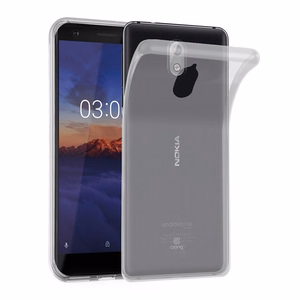 Crong Crystal Slim vāciņš ierīcei Nokia 3.1, caurspīdīgs