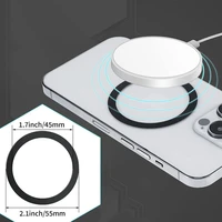 Tech-Protect MagMat Magnētiskais magnētiskais gredzens universāls - melns / sudraba (2 gab.)