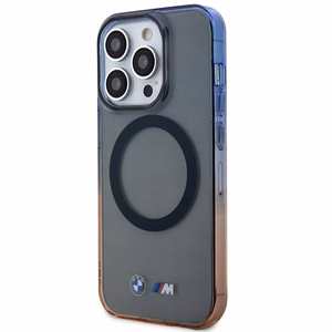 Apvalks BMW BMHMP14XHTGE iPhone 14 Pro Max 6.7" pelēks/pelēks cietais apvalks Gradients Buferis MagSafe