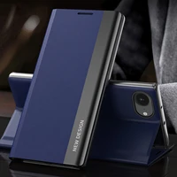 Sleep Pro viedtālruņa apvalks iPhone 16e ar atveramu vāciņu un statīvu - zils