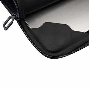 Tucano Velluto 2 neoprēna apvalks ar samta ārpusi 13 collu MacBook Air / Pro un 12 collu klēpjdatoriem, melns