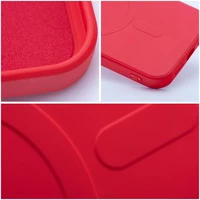 SILICONE MAG COVER viedtālruņa apvalks, saderīgs ar MagSafe, IPHONE 7 / 8 / SE 2020 / SE 2022, sarkans