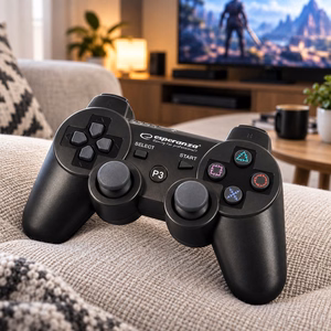 Esperanza EGG109K spēļu kontrolieris melns Bluetooth Joystick analogais Playstation 3