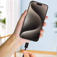 Blavec Kabelis Candy pīts - Type C uz Type C - PD 60W 3A 2 metri Apple CarPlay/Android Auto (CCA-CC3B20) melns