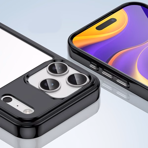 Outer Space viedtālruņa apvalks iPhone 17 Pro - melns caurspīdīgs