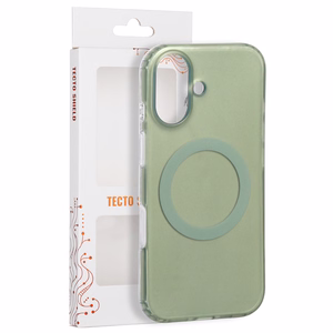 Tecto Shield Mistiq Mag vāciņš iPhone 17 6,3", olīvkrāsas